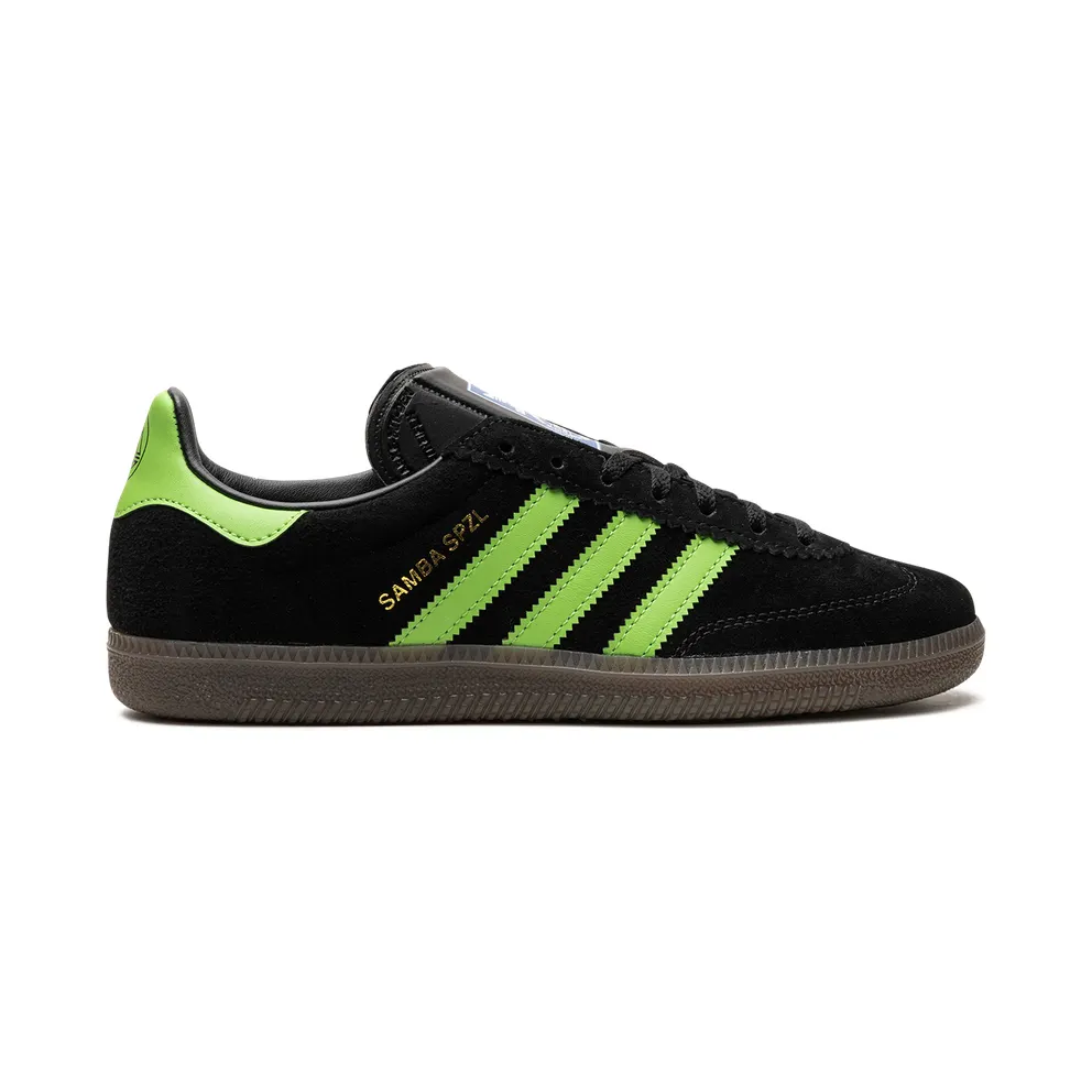 Adidas Samba Deco SPZL “Black / Lucid Lime” (IF5738)