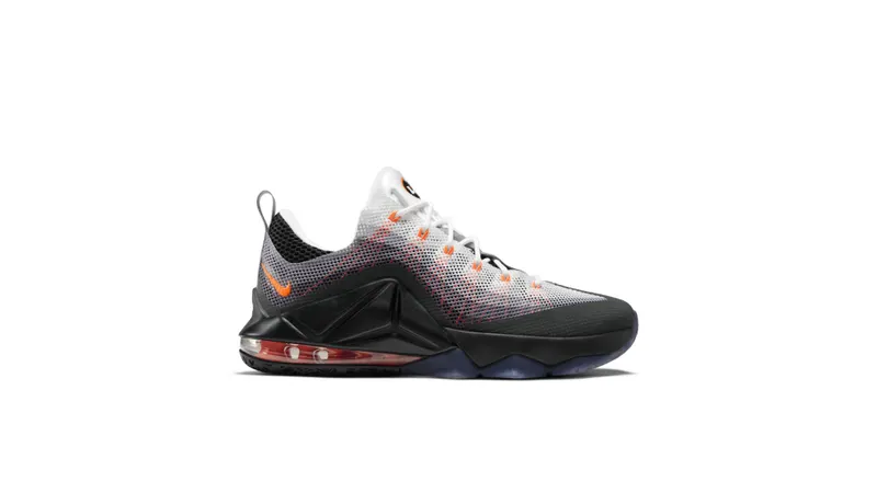 Nike Air Max 95 LeBron 12 Low Wolf Grey/White-Team Orange-Black (812560-081)