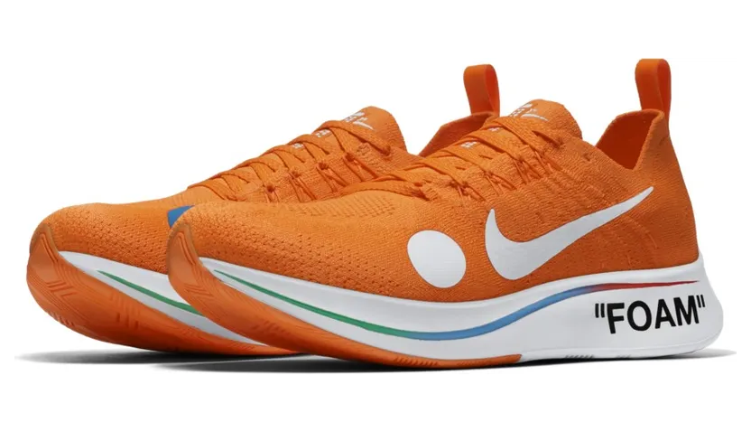 Nike x Off White Zoom Fly Mercurial Flyknit Pack ‘Total Orange’ (2018) (AO2115-800)