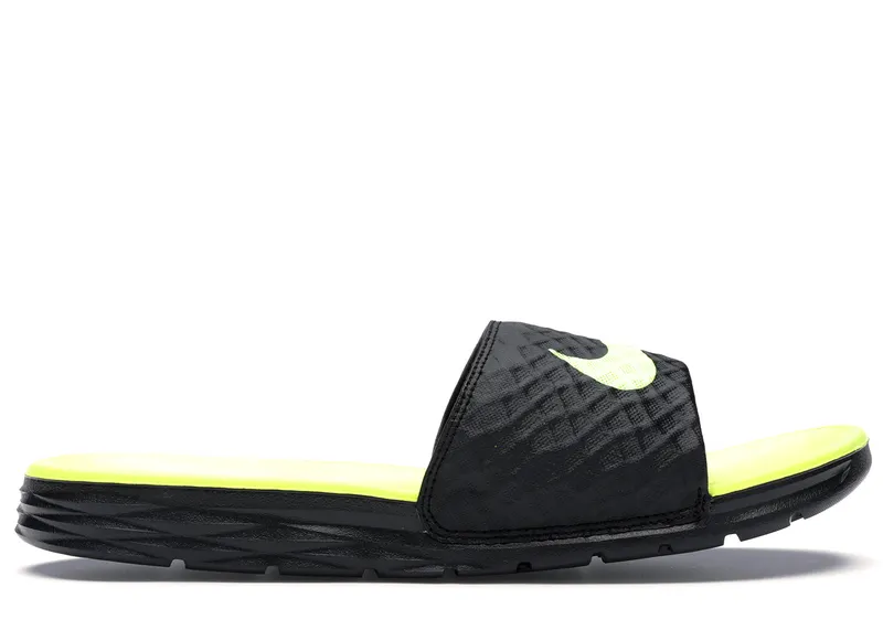 Nike  Benassi Solarsoft Black/Volt Black/Volt (705474-070)