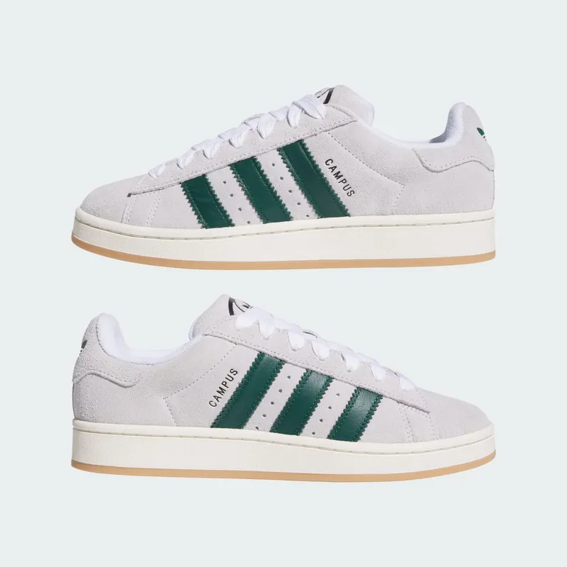adidas Campus 00s Camp Crystal White Collegiate Green Off White (JR1647)