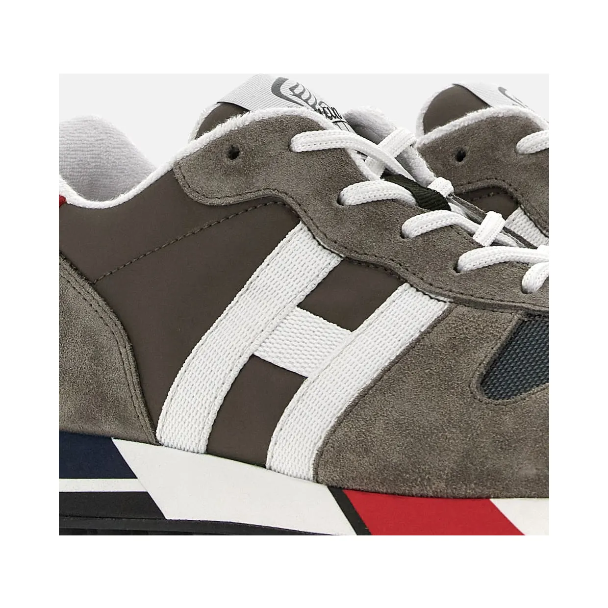 Sneakers Hogan H383 Grey Burgundy White (HXM3830AN51MLA0YFF) (5)