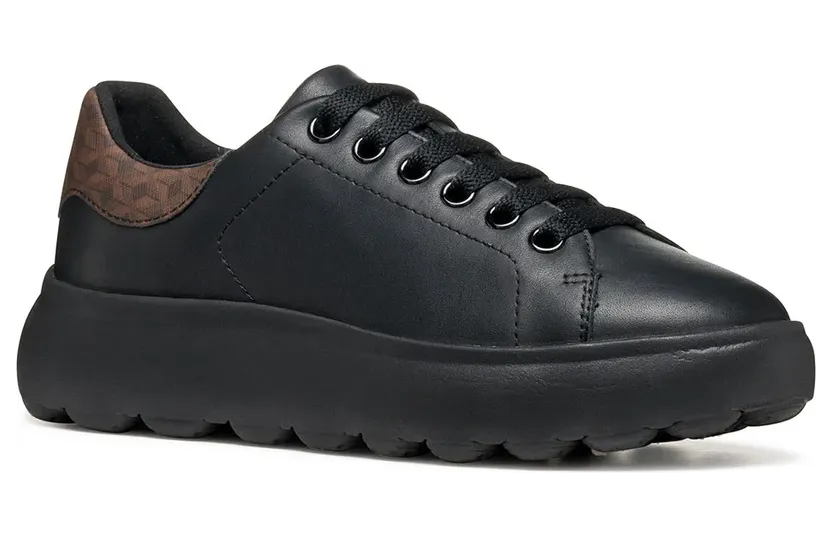 Geox sneaker Black / Dark Brown (D45TCD08504-C9229)