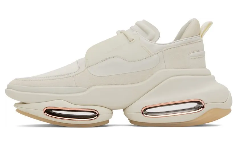 Balmain White B-Bold Low-Top Sneakers (YN1VI541LSSY) (3)