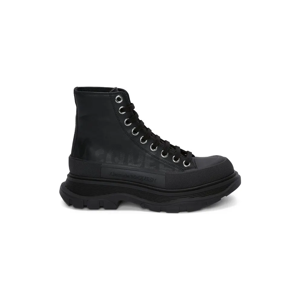 Alexander McQueen Tread Slick Boot Graffiti Black (676718W4RQ21000)
