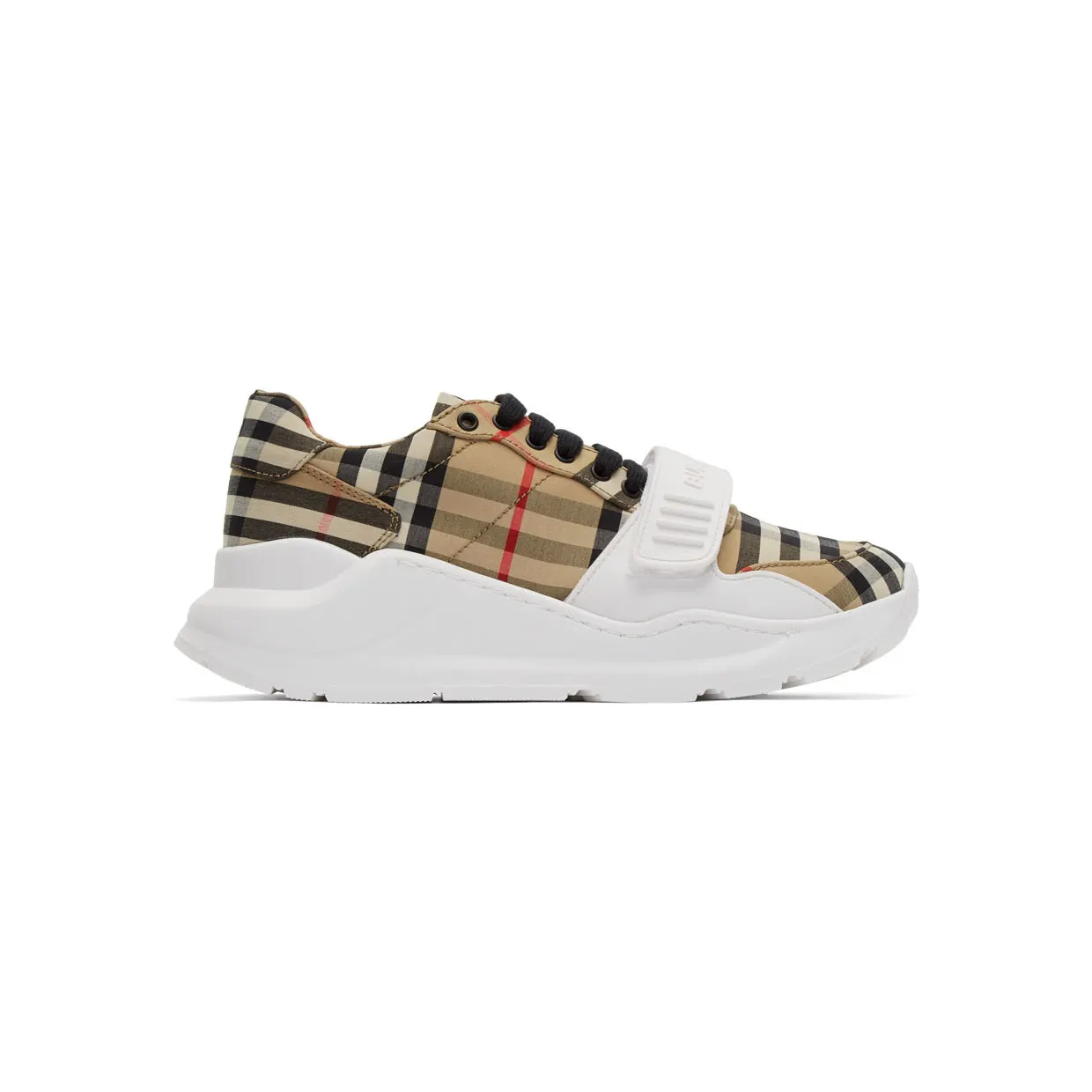 Burberry Beige Check Regis Sneakers (8020281)