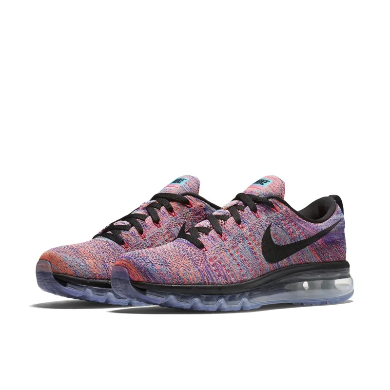 Nike Flyknit Max Multi-Color Pink Purple (W) Concord/Black-Gamma Blue-Pink Pow (620659-404)