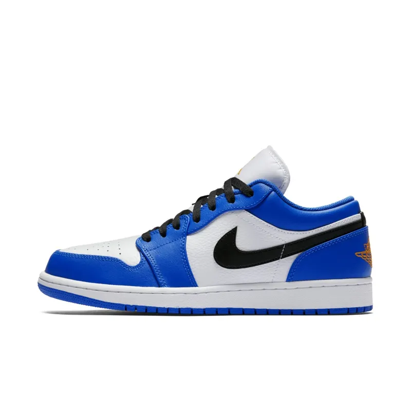 Air Jordan 1 Low Hyper Royal Orange Peel (553558-401)
