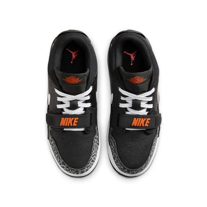 Jordan Legacy 312 Low Black White Safety Orange (CD9054-018)