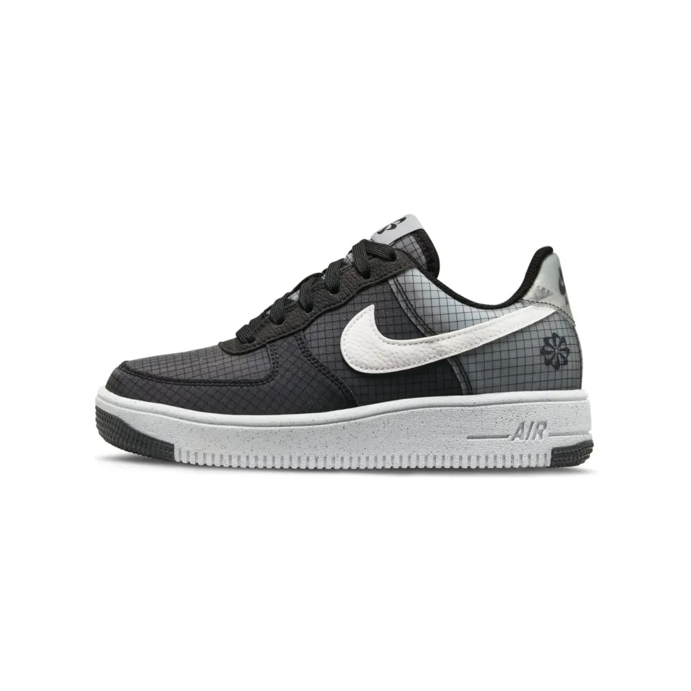 Nike Air Force 1 Crater Older Kids’ Black 50% Sustainable Materials (DC9326-001)