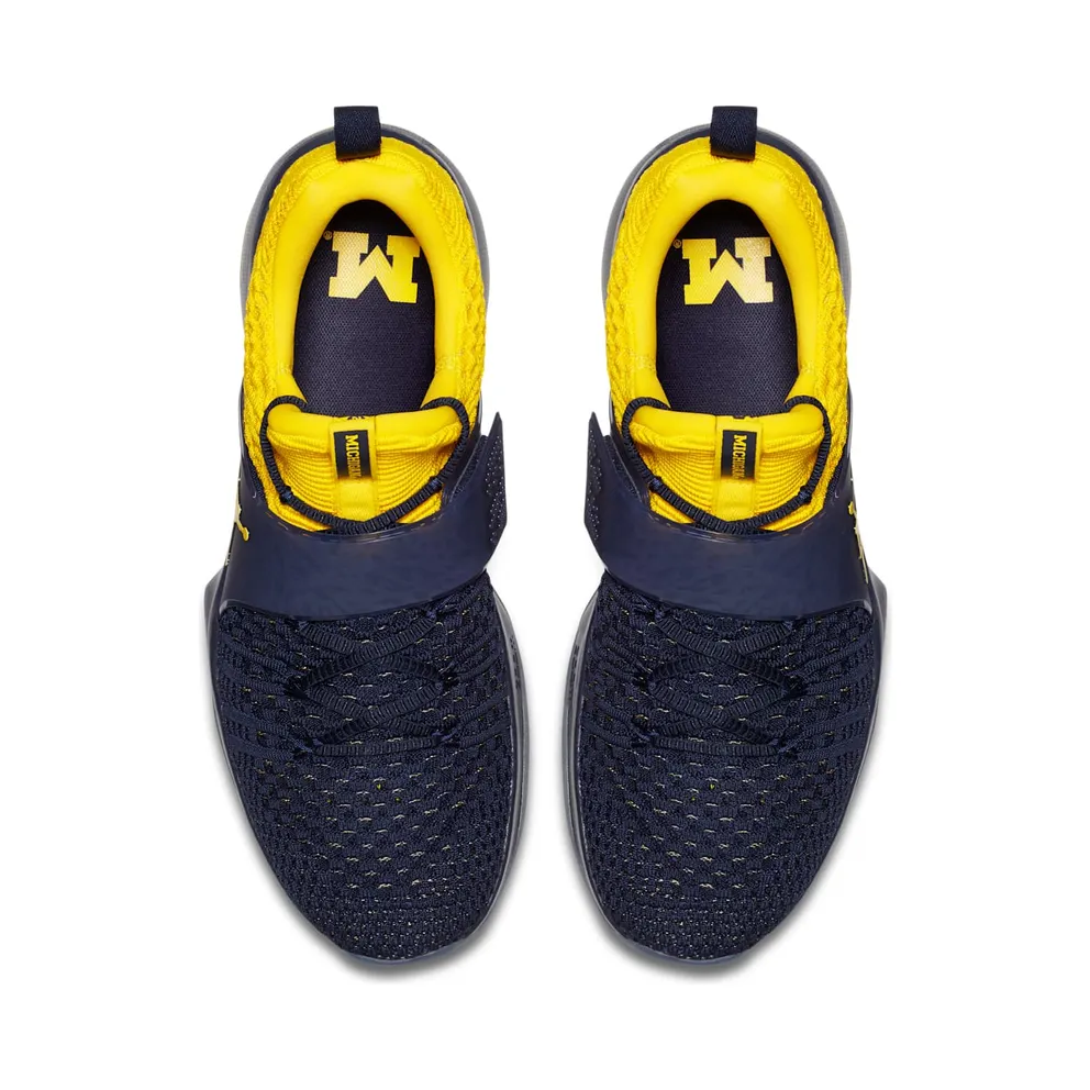 Jordan Trainer 2 Flyknit Michigan College Navy/Amarillo-Amarillo (921210-407)