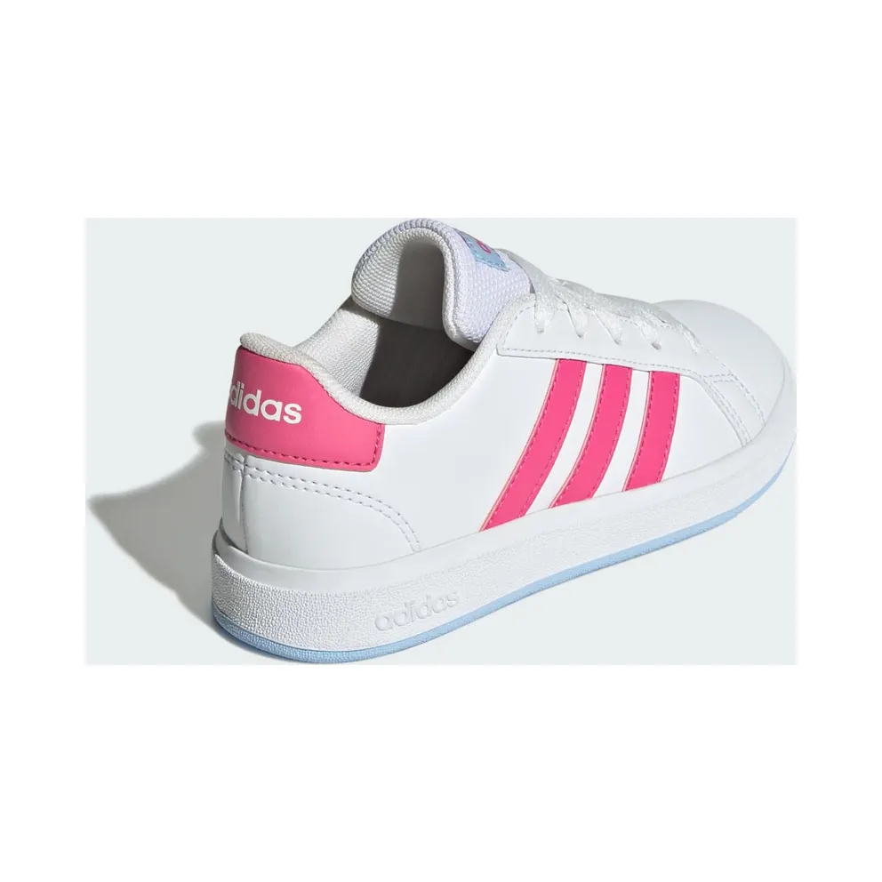 Adidas Grand Court Lifestyle Tennis Lace-Up Cloud White / Pulse Magenta / Glow Blue (JI0971)