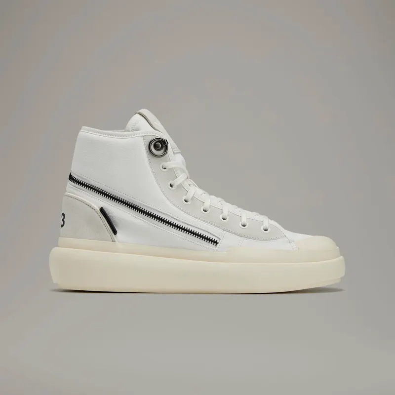 Adidas Y-3 Ajatu Court High Core White / Orbit Grey / Cream White (GW8619)