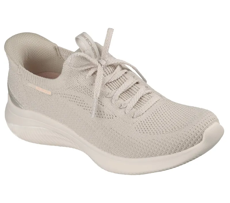 Skechers Slip-ins: Ultra Flex 4.0 Sneaker Natuurlijk