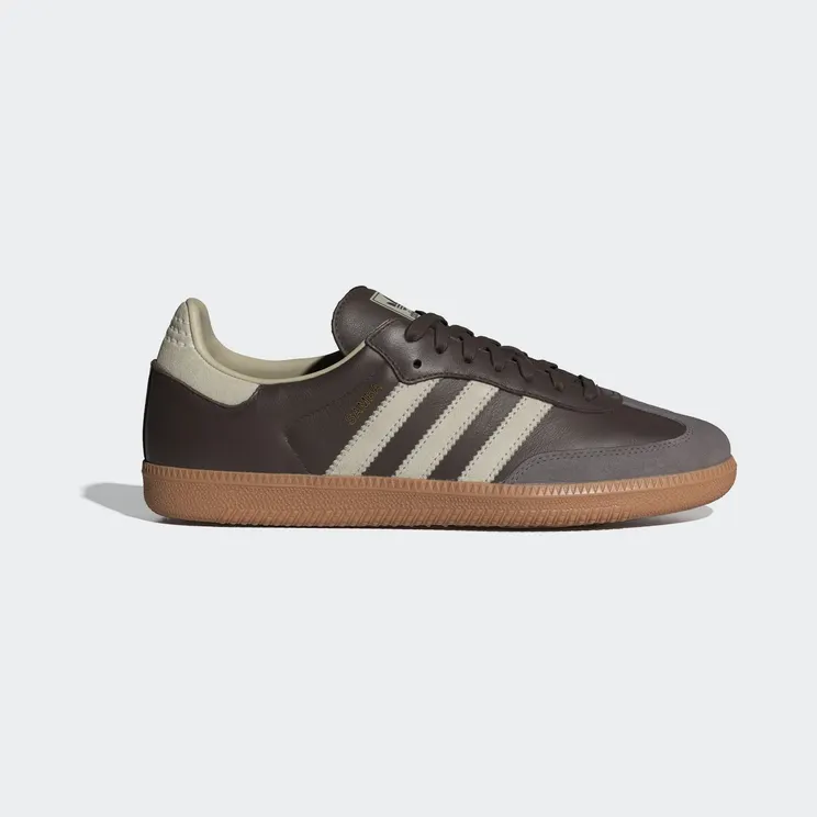 adidas Samba OG “Brown / Putty Grey / Gold Metallic” (ID1481)