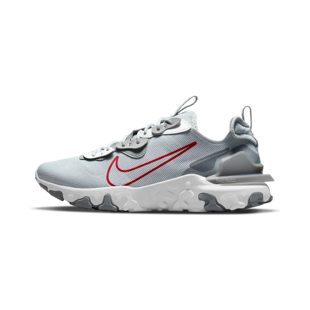 Nike React Vision Light Smoke Grey University Red (DM9460-002)