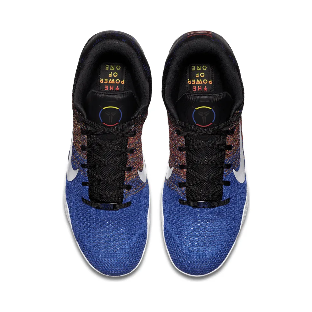 Nike Kobe 11 Elite Low BHM (2016) Multi-Color/White-Game Royal (822522-914)