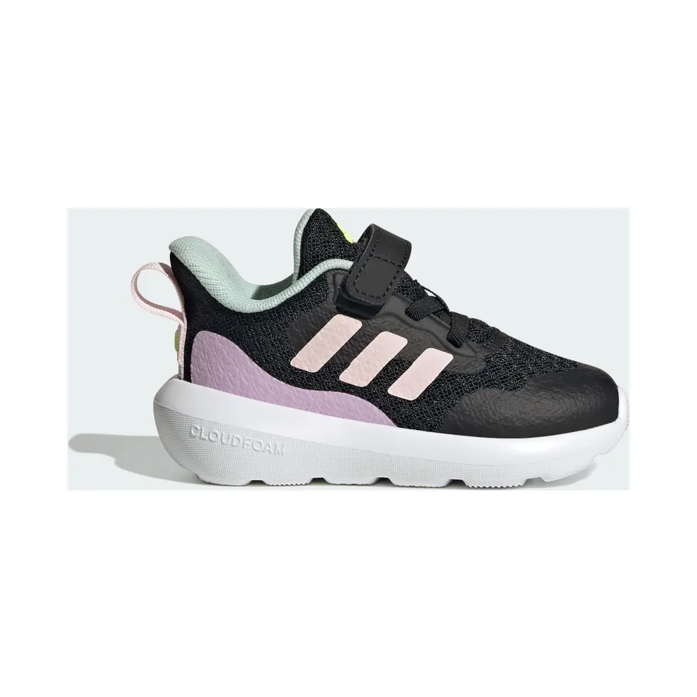 Adidas Fortarun 2.0 Kids Core Black / Clear Pink / Bliss Lilac (JI2185)