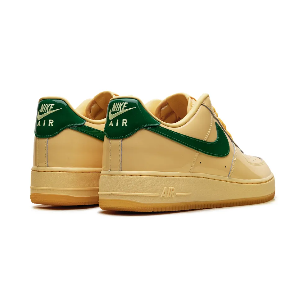 Nike Air Force 1 Low “Patent Leather Topaz Gold Pine Green” (IO4489-700)
