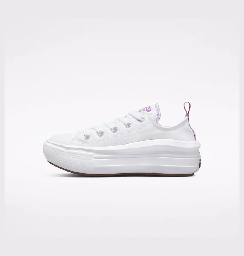 Converse Canvas Color Chuck Taylor All Star Move Wit/pixel Purple/wit