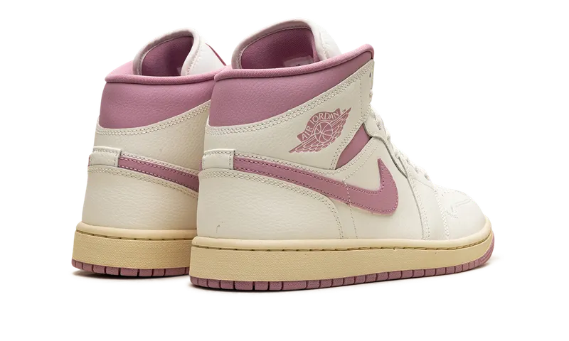 Jordan 1 Mid “Sail Pink Coconut Milk” (BQ6472-162)