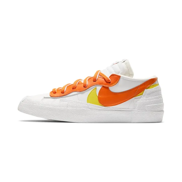 Nike x sacai Blazer Low Magma Orange (2021) – “White / Magma Orange” (DD1877-100)
