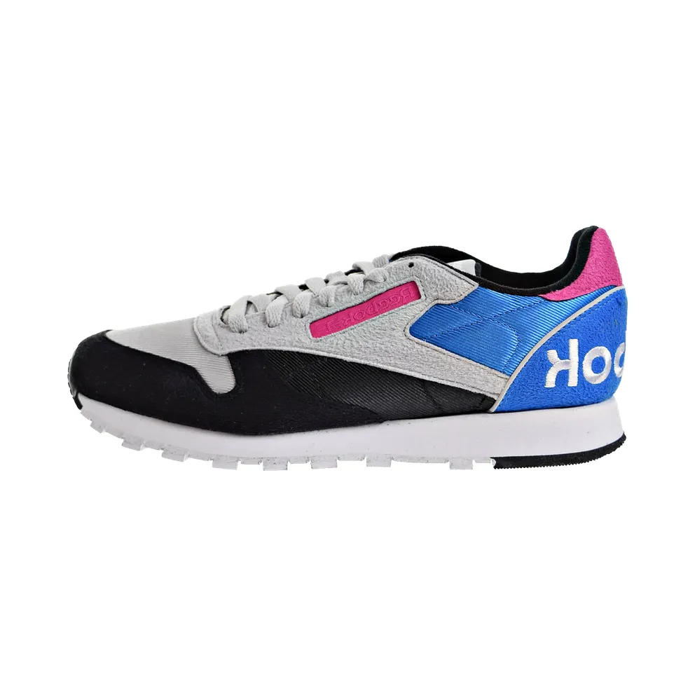 Reebok Classic Leather WB Black Black/Skull Grey-Risk Blue (Other Brands Reebok)