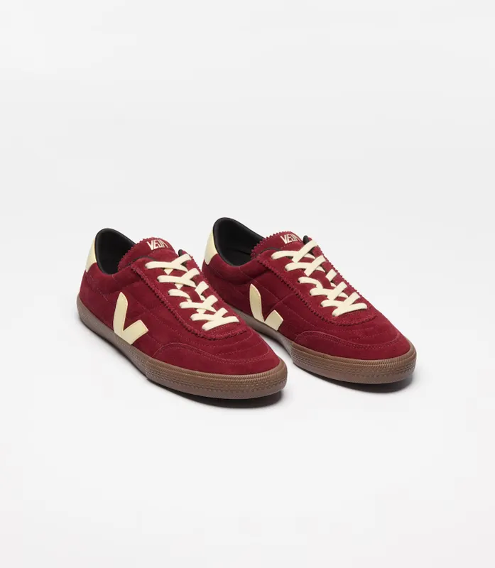Veja Panenka Quilted Suede with Contrast Logo Red (FU0320897)