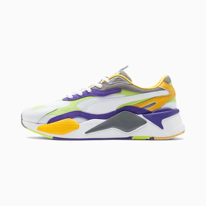 Puma RS-X3 Level Up White Puma White/Lime Punch (373169-01)