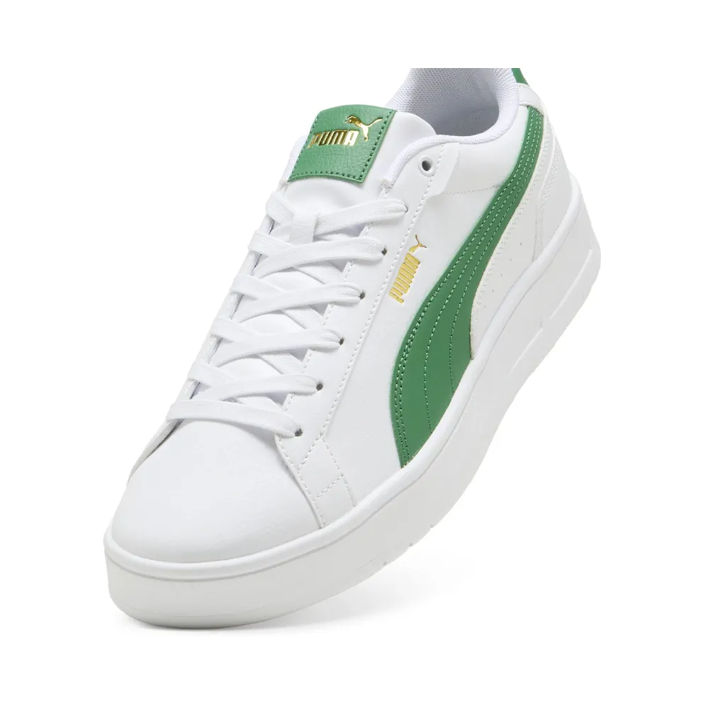 Puma Court Classico “Puma White / Archive Green / Puma Gold” (400284_02)