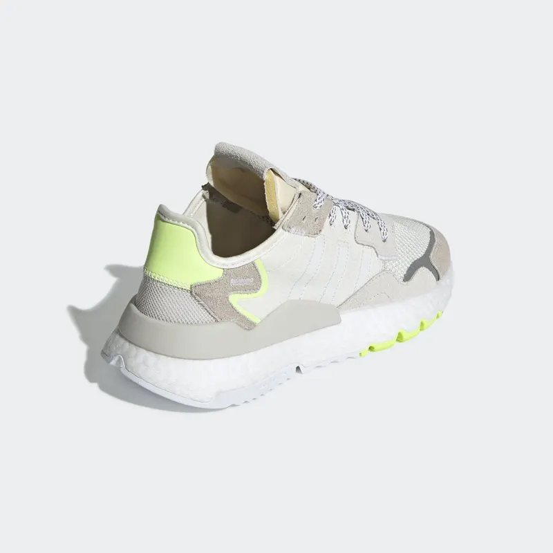 adidas Nite Jogger Off White Hi Res Yellow (W) Off White/Cloud White/Hi-Res Yellow (CG6098)