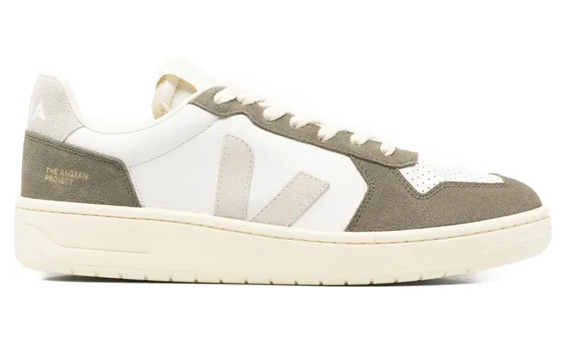 Veja V-82 Panelled “Neutrals/Green” (VE3321697)