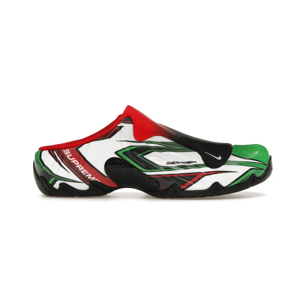 Nike Clogposite Supreme White Gym Red Green (FN0289-100)