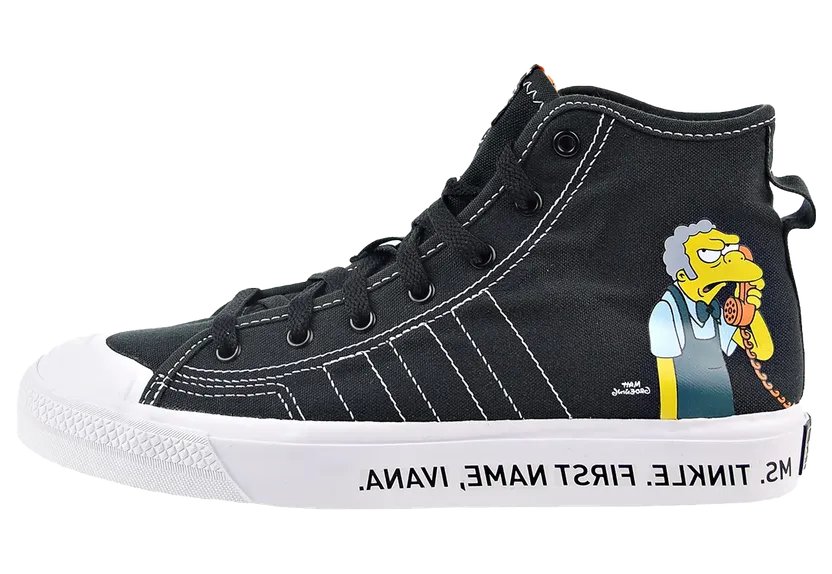 adidas Nizza Hi RF Core Black / Core Black / Cloud White (GZ3538)