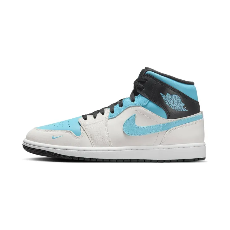 Air Jordan 1 Mid SE “Summit White / Black / Blue Chill” (IM6567-121)