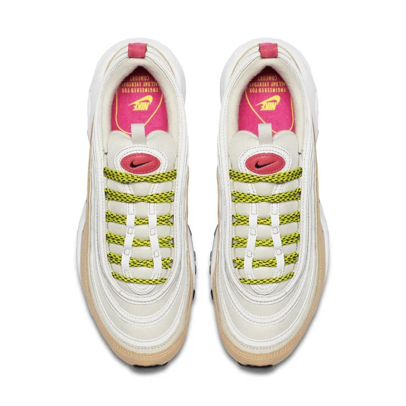 Nike Air Max 97 Light Bone Deadly Pink (W) Light Bone/Deadly Pink-Mushroom (921733-004)