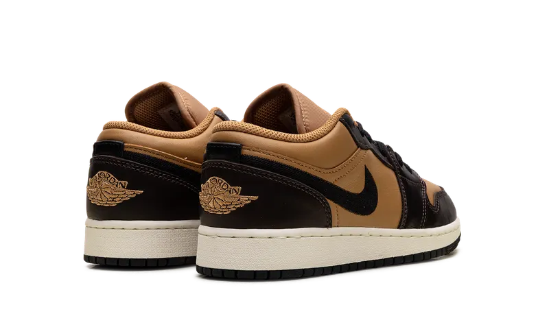 Nike Air Jordan 1 Low SE GS “Flax Baroque Brown” (HQ3604-201)