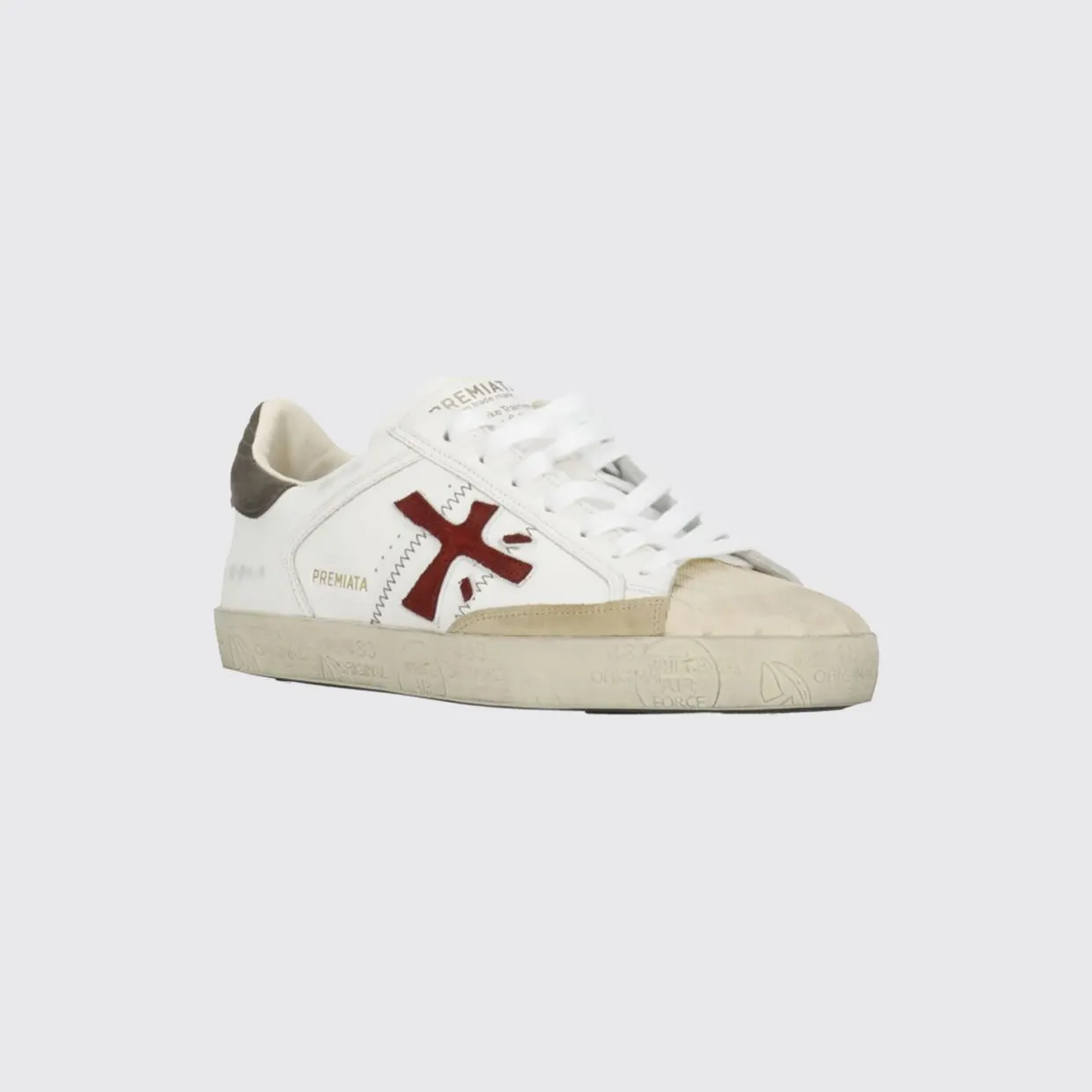 Premiata Steven Used Leather White 3 (STEVEN8044)