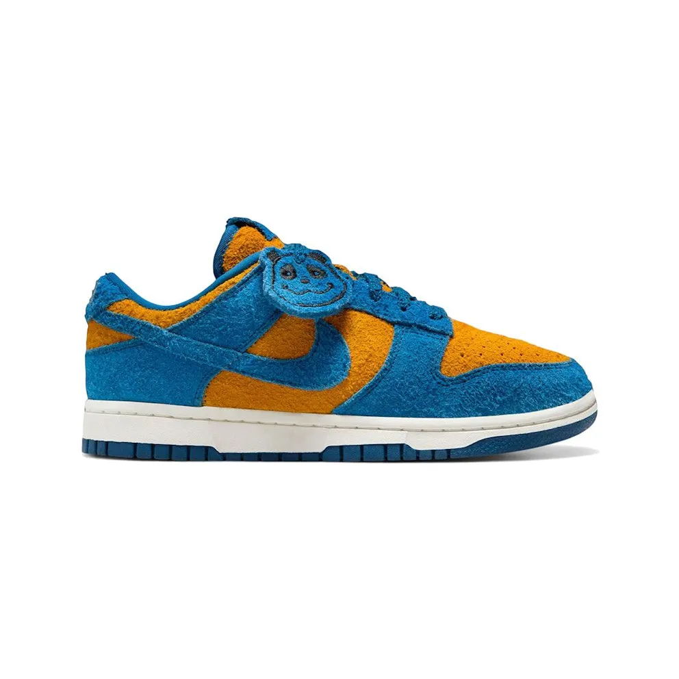 Nike Dunk Low SE Panda-Monium Court Blue Yellow Ochre Suede (IH7648-700)