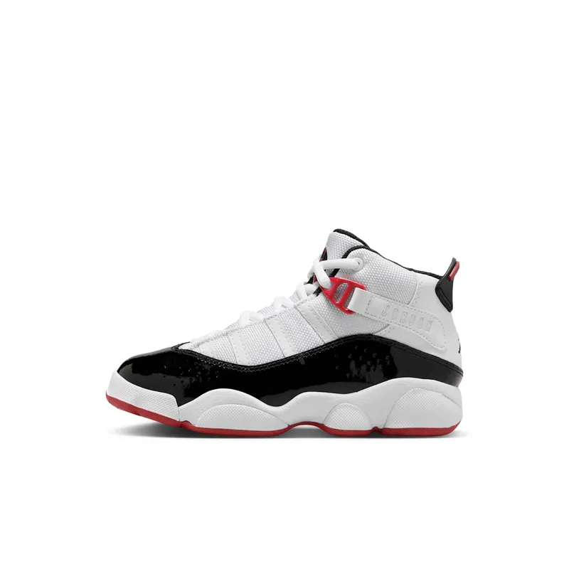 Jordan 6 Rings White Varsity Red Black (323432-164)