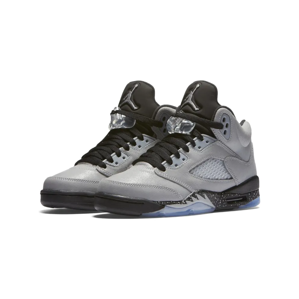 Jordan 5 Retro Wolf Grey (GS) Grey/Black (440892-008)