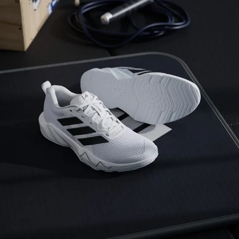 Adidas Rapidmove Go Training Shoes Cloud White / Core Black / Silver Metallic (JQ3934)
