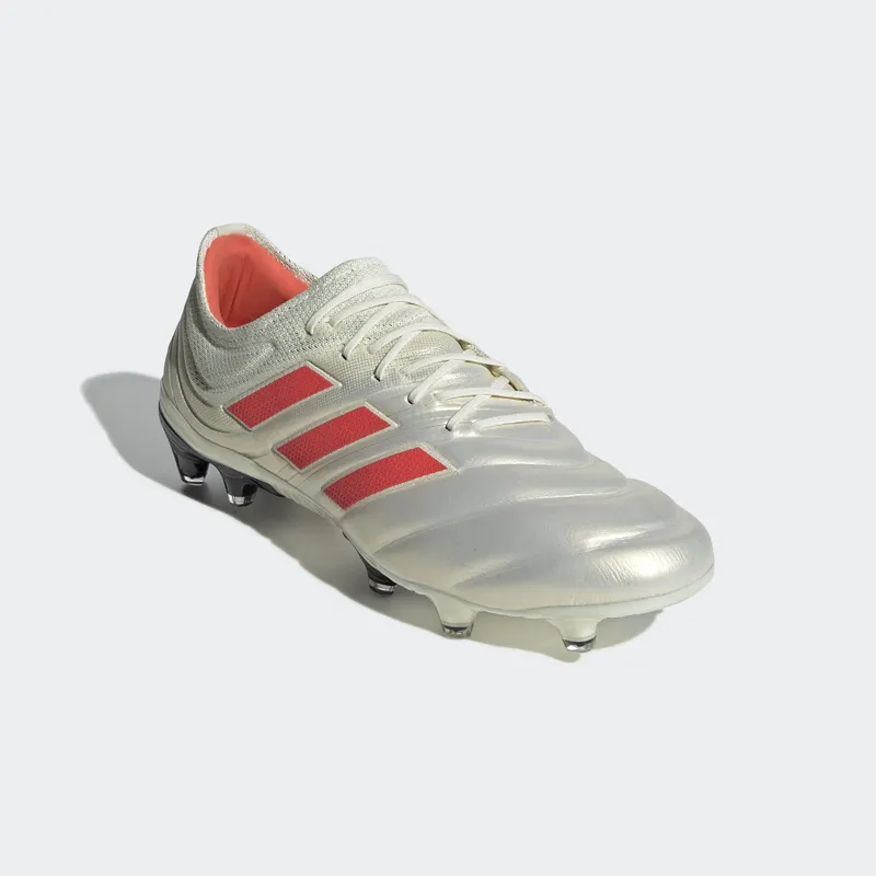 adidas Copa 19.1 Firm Ground Cleat Off White Solar Red Off White/Solar Red/Core Black (BB9185)
