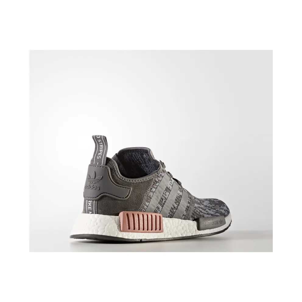 adidas NMD R1 Heather Grey Raw Pink (W) Grey Heather/Grey Heather/Raw Pink (BY9647)