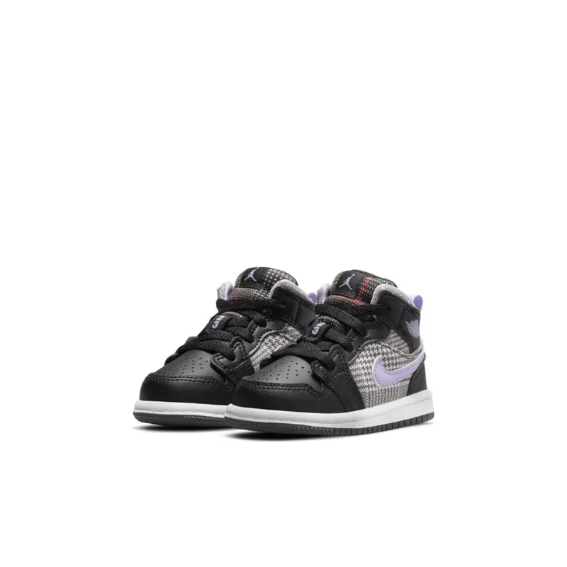 Jordan 1 Mid Houndstooth (TD) (DC7228-015)