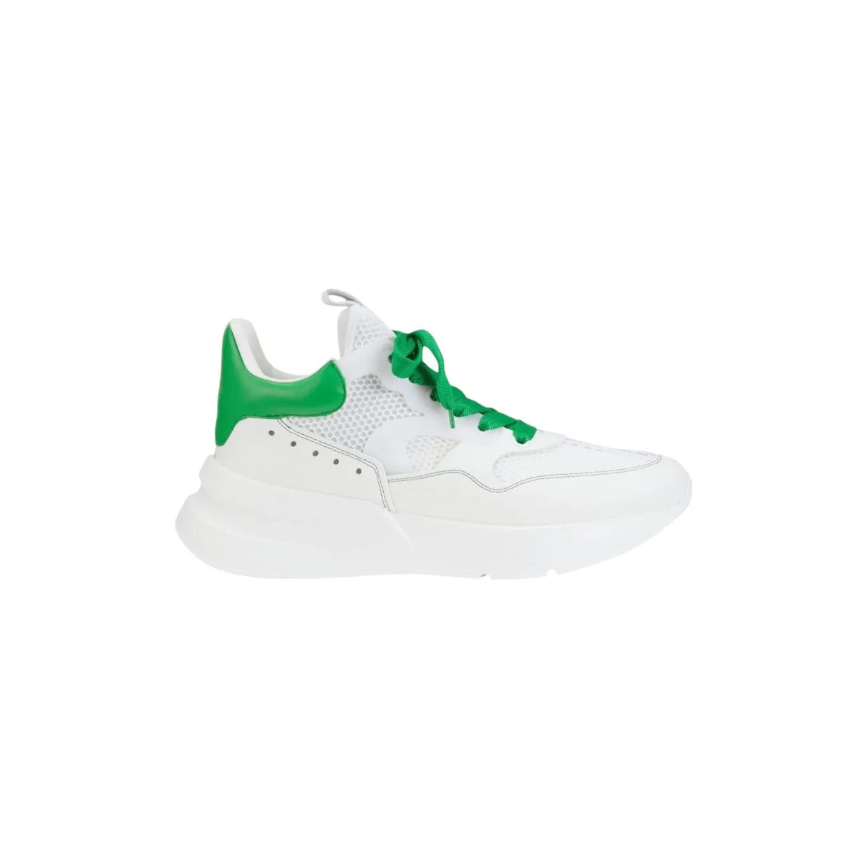 Alexander McQueen Runner White Green (708811 WIBI6 8971)