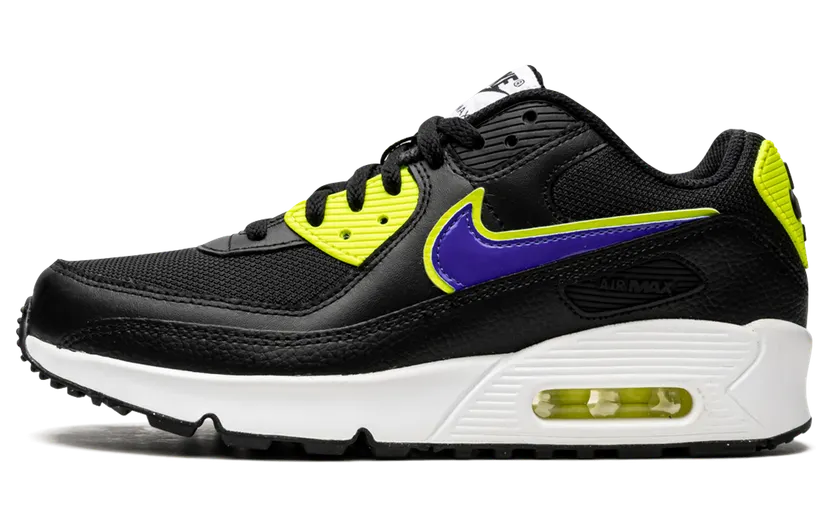 Nike AIR MAX 90 GS “Black Volt Racer Blue” (DA4670-001)