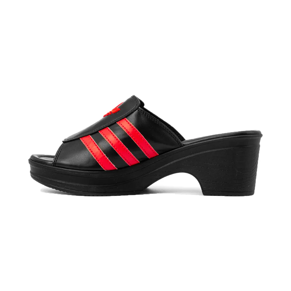 Adidas WMNS Trefoil Mules Lotta Volkova Black Red (2020) (FX8460)