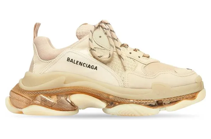 Balenciaga Triple S Clear Sole Beige (W) (544351W2GA19710)