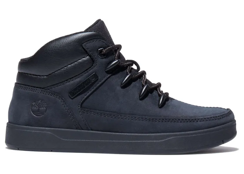 Timberland Junior Davis Square Mittelhohe Wanderschuhe In Schwarz Schwarz Kinde Schwarz (A283C015)
